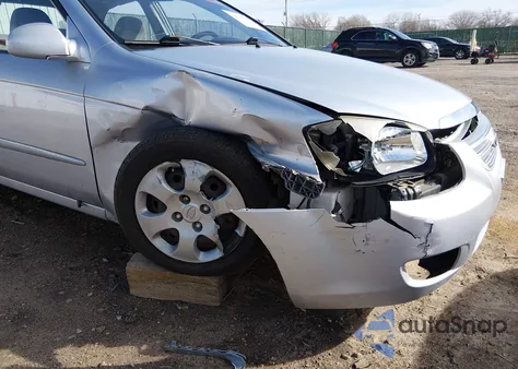 2007 Kia Spectra Lx z USA, uszkodzony, nr VIN KNAFE121175476145